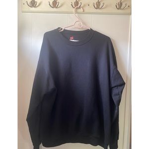 Hanes Men's EcoSmart Sweatshirt Black